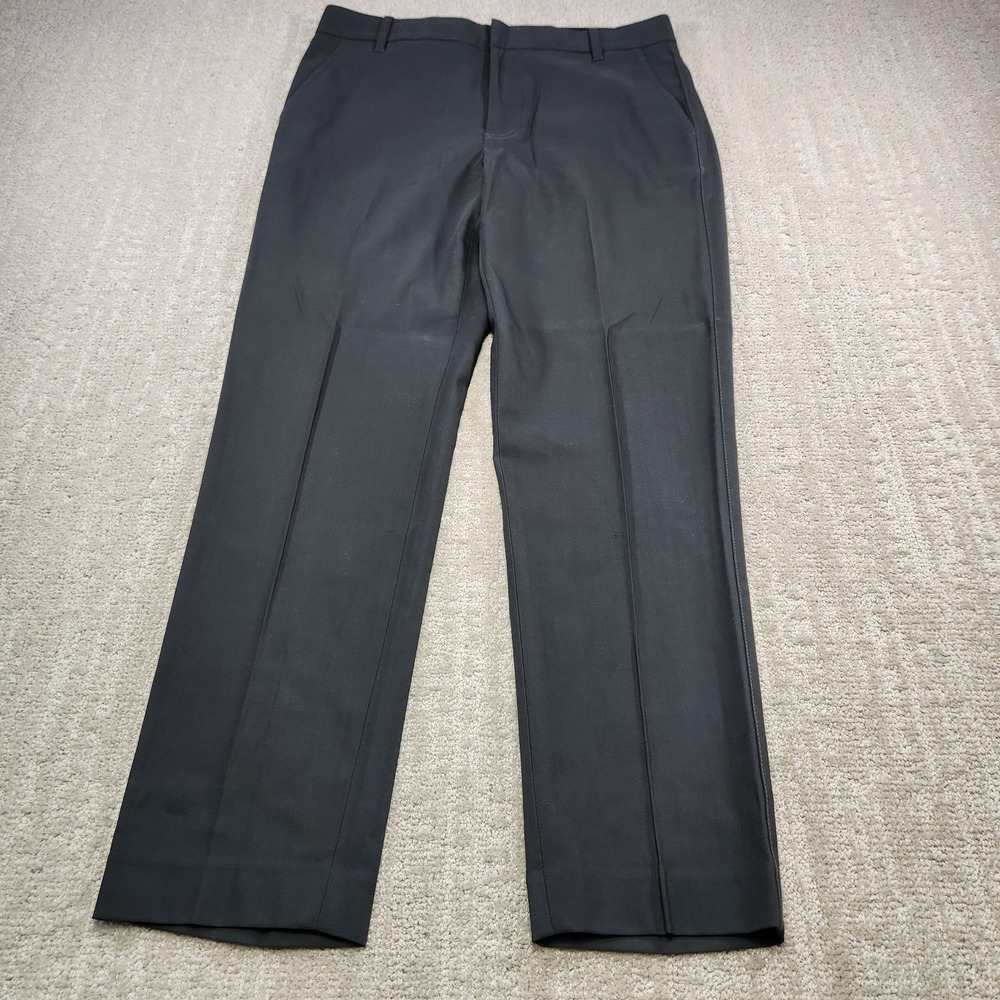 Vince Pants Women 8 Stretch Wool High Rise Trouser Tapered Office Italy Fabric